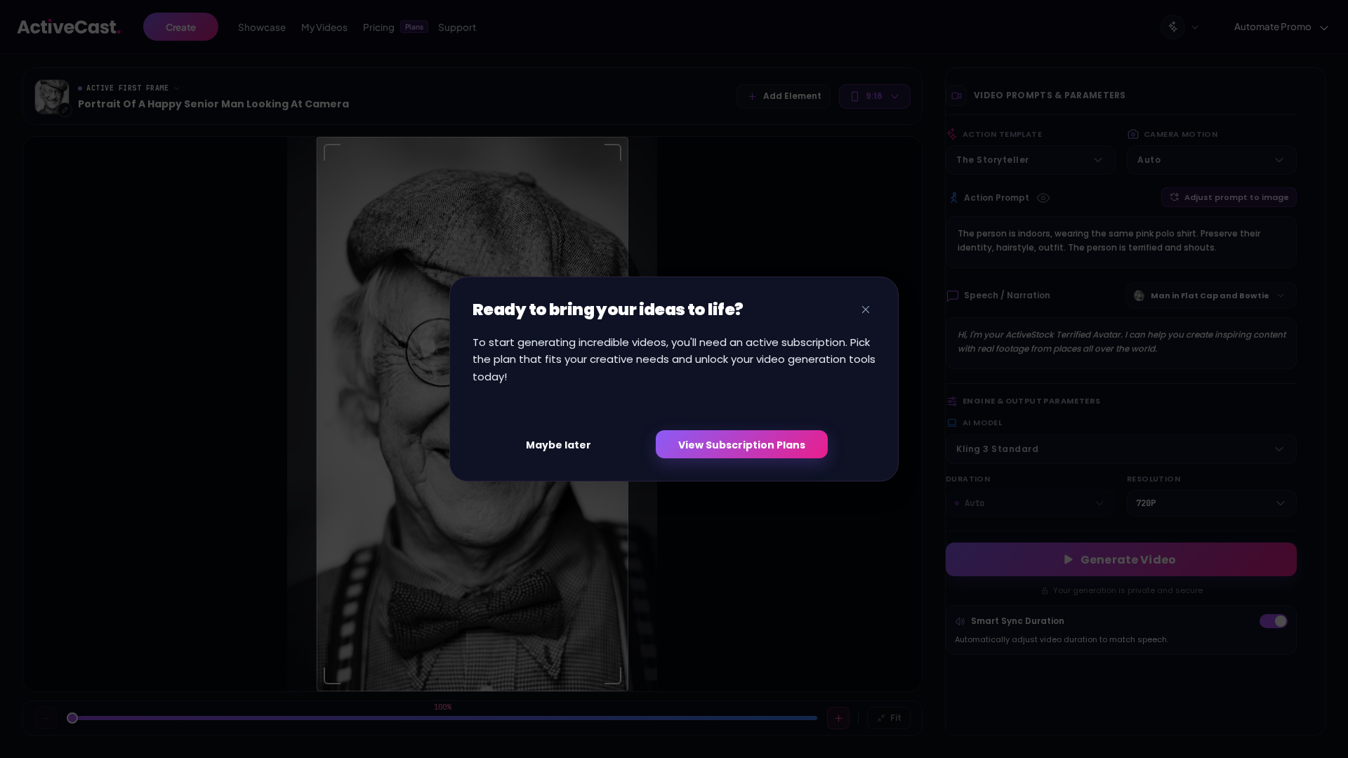 Test failure screenshot